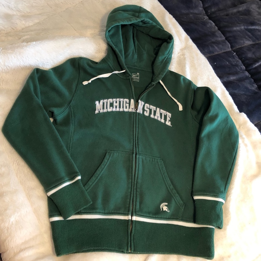 Nike Michigan State Spartans zip up hoodie medium